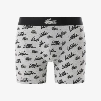 Boxershort van stretchkatoen met all-over print voor heren