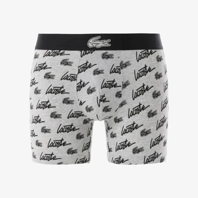 Boxershort van stretchkatoen met all-over print voor heren