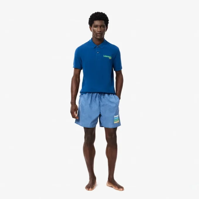 Boxershort voor heren met gewassen effect