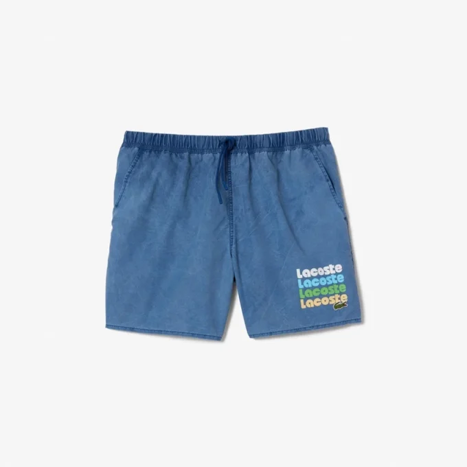 Boxershort voor heren met gewassen effect