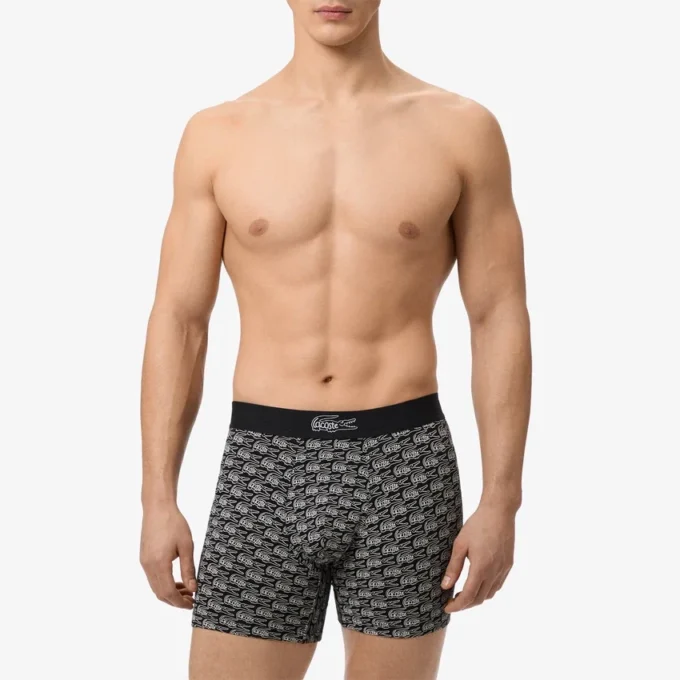 Boxershorts van bedrukt stretchkatoen voor heren