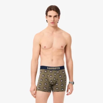 Boxershorts van bedrukt stretchkatoen voor heren