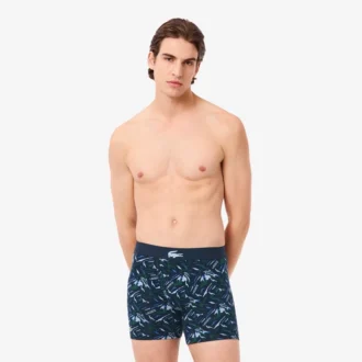 Boxershorts van bedrukt stretchkatoen voor heren