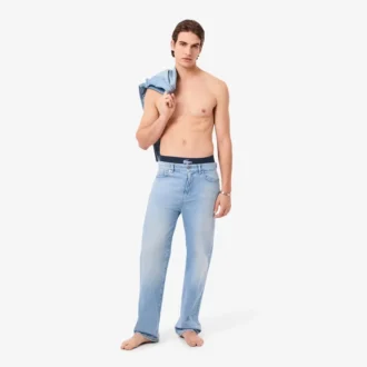 Boxershorts van bedrukt stretchkatoen voor heren