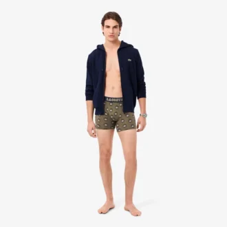 Boxershorts van bedrukt stretchkatoen voor heren