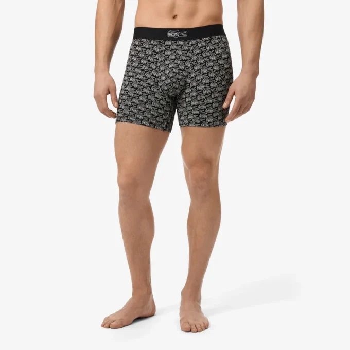 Boxershorts van bedrukt stretchkatoen voor heren