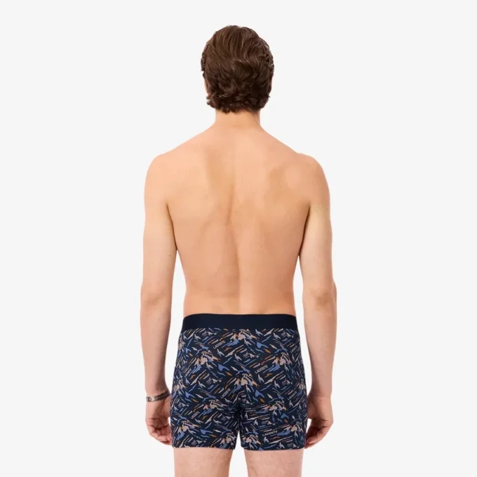 Boxershorts van bedrukt stretchkatoen voor heren