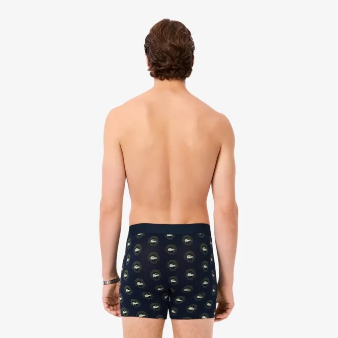Boxershorts van bedrukt stretchkatoen voor heren