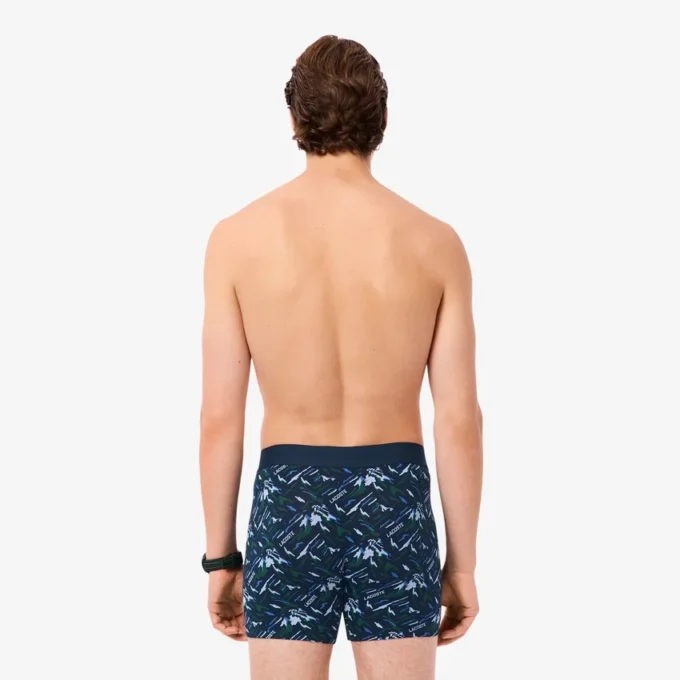Boxershorts van bedrukt stretchkatoen voor heren