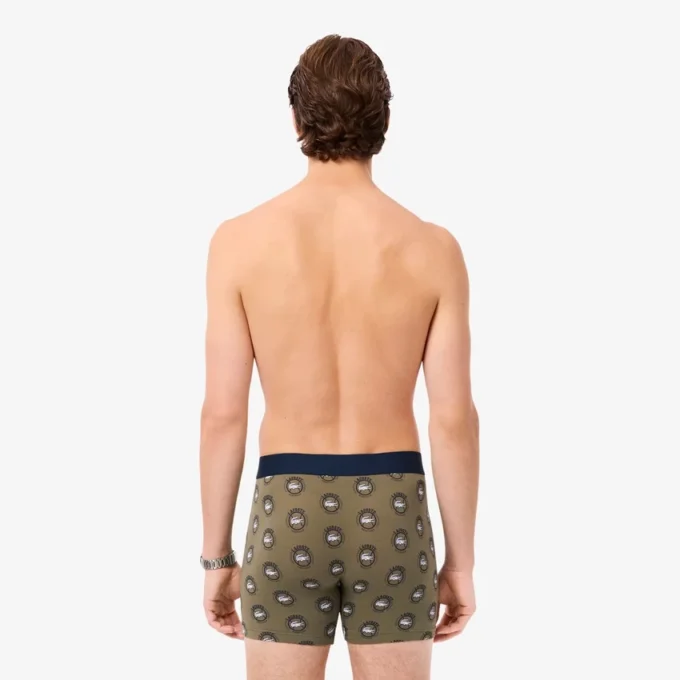 Boxershorts van bedrukt stretchkatoen voor heren