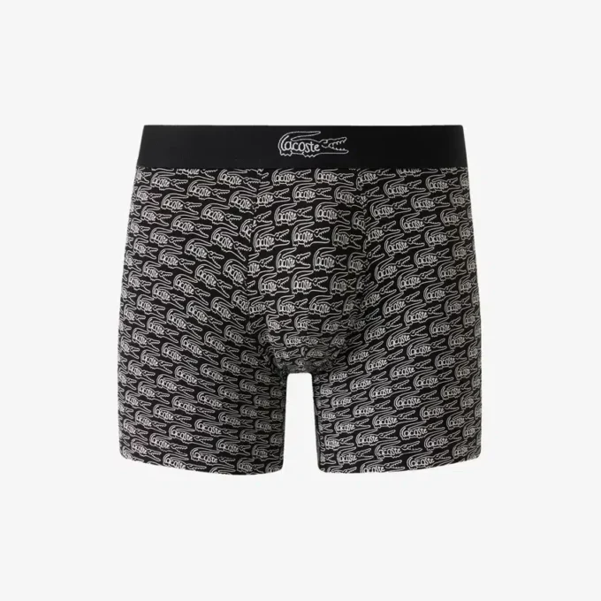 Boxershorts van bedrukt stretchkatoen voor heren