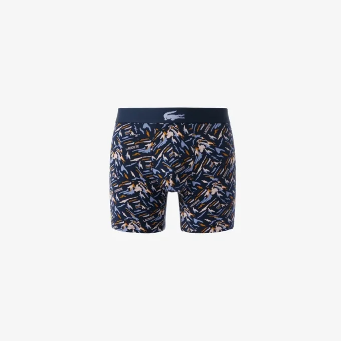 Boxershorts van bedrukt stretchkatoen voor heren