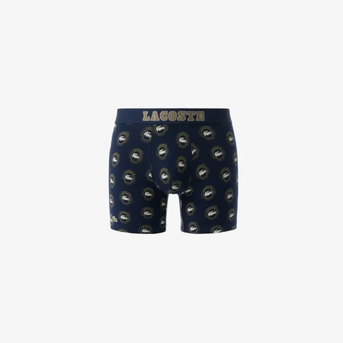 Boxershorts van bedrukt stretchkatoen voor heren