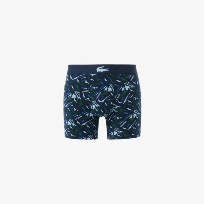 Boxershorts van bedrukt stretchkatoen voor heren