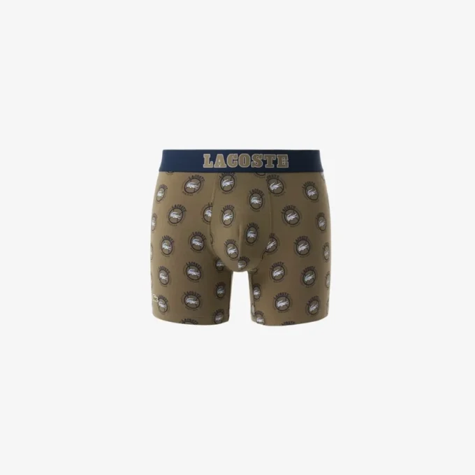 Boxershorts van bedrukt stretchkatoen voor heren