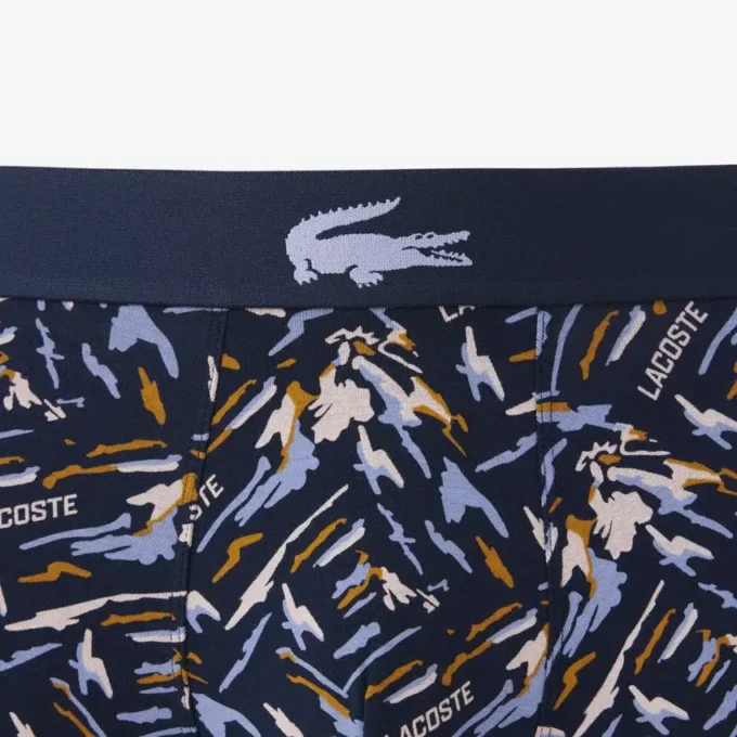 Boxershorts van bedrukt stretchkatoen voor heren