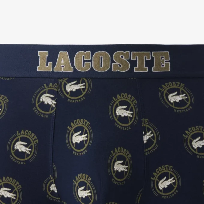 Boxershorts van bedrukt stretchkatoen voor heren