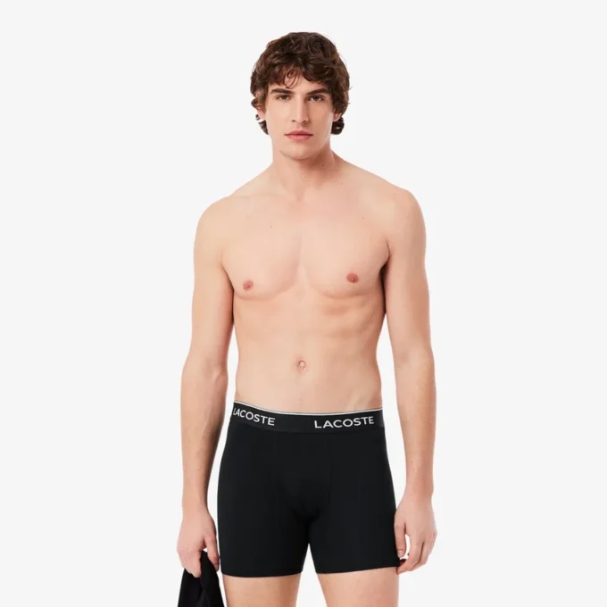 Boxershorts van katoenjersey voor heren, 3-pack