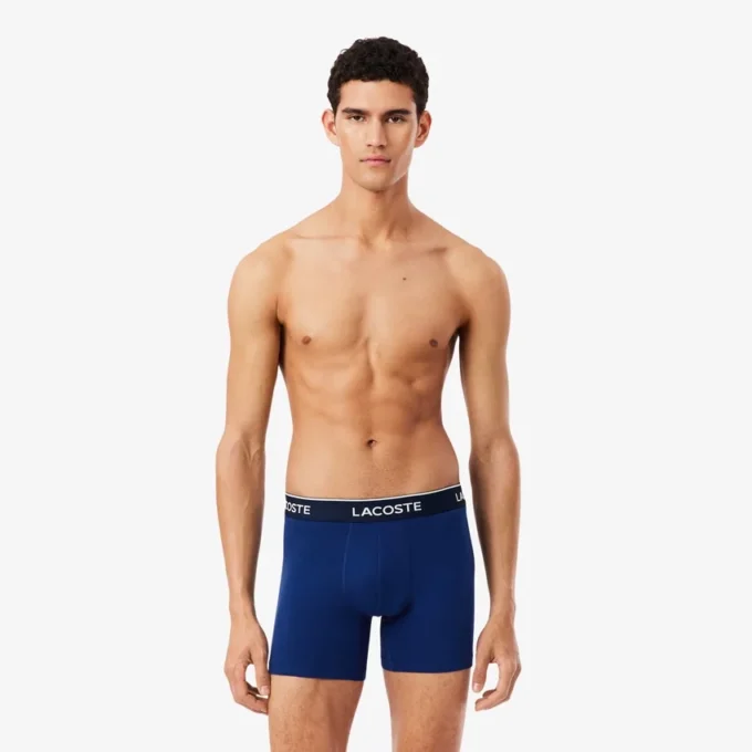 Boxershorts van katoenjersey voor heren, 3-pack