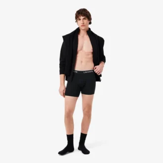 Boxershorts van katoenjersey voor heren, 3-pack
