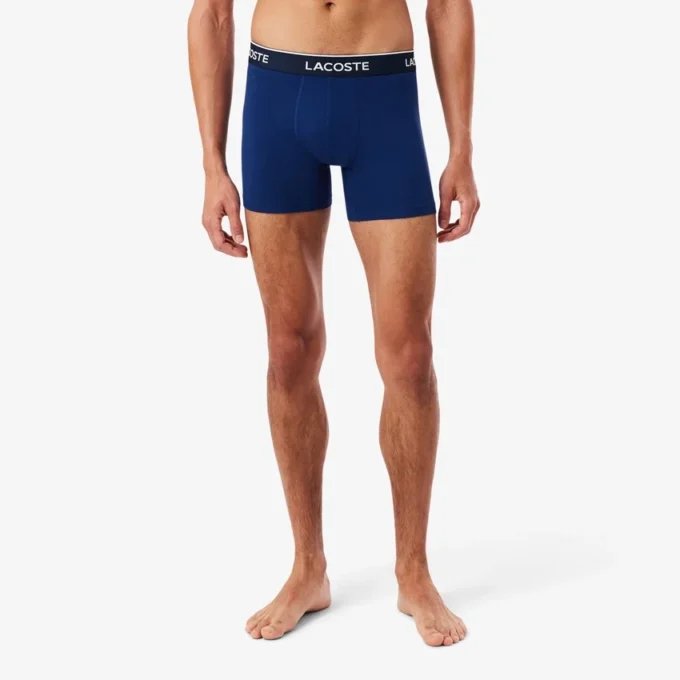 Boxershorts van katoenjersey voor heren, 3-pack