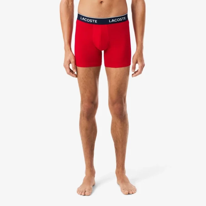 Boxershorts van katoenjersey voor heren, 3-pack