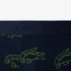 Boxershorts van stretchkatoen met krokodillenprint voor heren