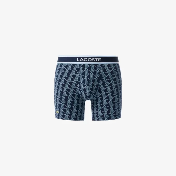 Boxershorts van stretchkatoen met monogram voor heren