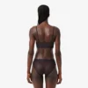 Bralette met krokodillenaccent