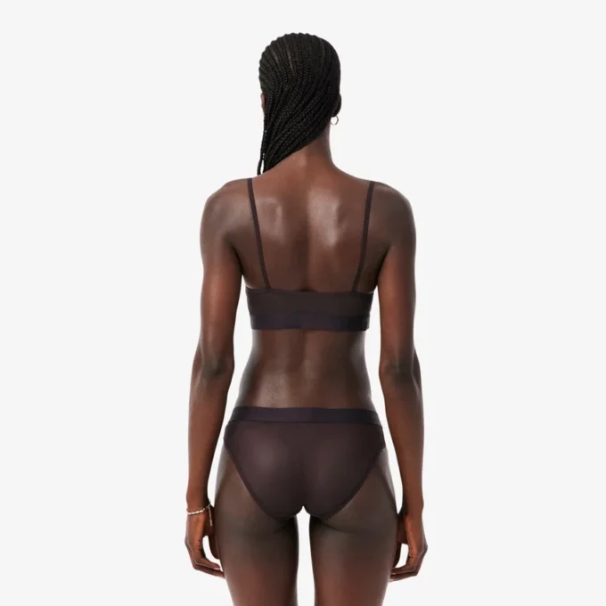 Bralette met krokodillenaccent