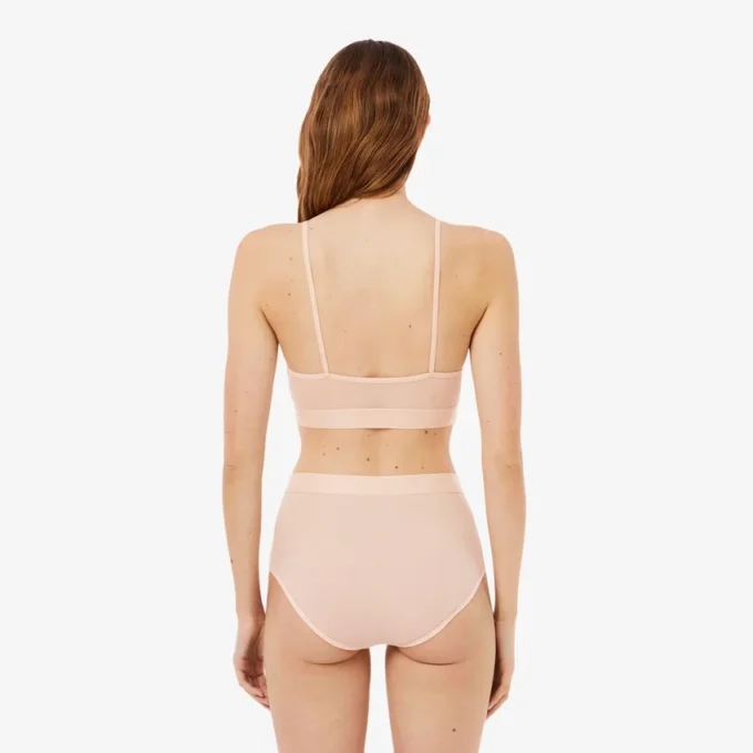 Bralette met krokodillenaccent