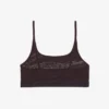 Bralette met krokodillenaccent