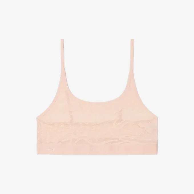 Bralette met krokodillenaccent