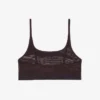 Bralette met krokodillenaccent