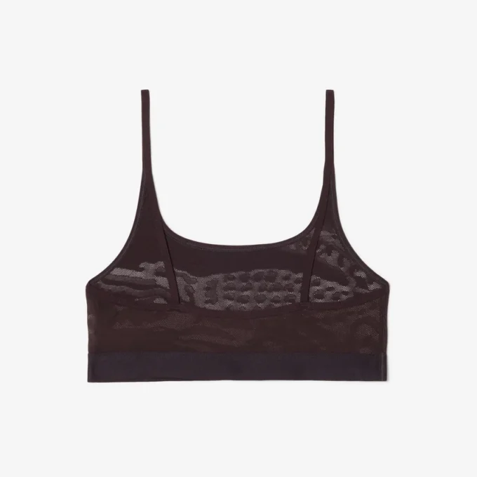 Bralette met krokodillenaccent