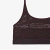 Bralette met krokodillenaccent
