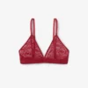Bralette met logo en kant
