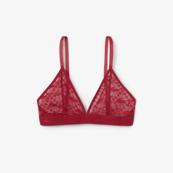 Bralette met logo en kant