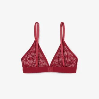 Bralette met logo en kant