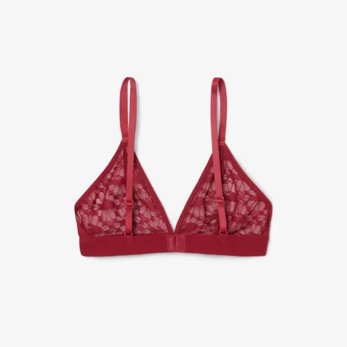 Bralette met logo en kant