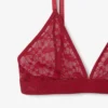 Bralette met logo en kant