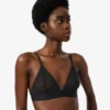 Bralette met logo en kant