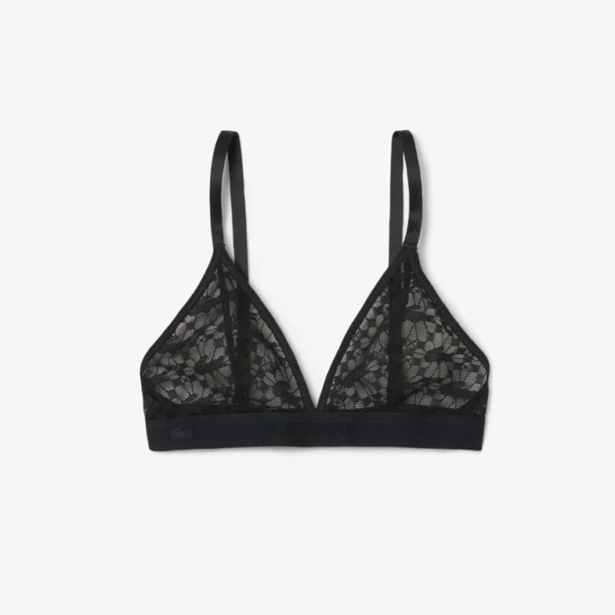 Bralette met logo en kant