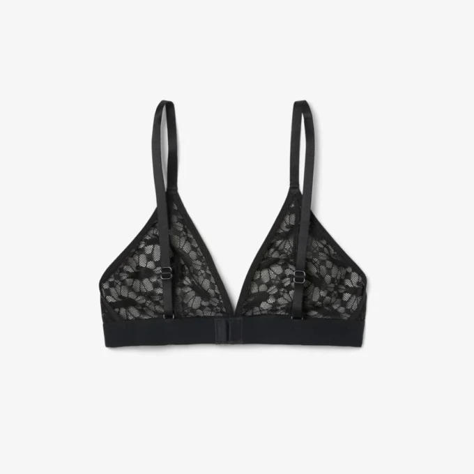 Bralette met logo en kant