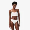 Bralette met logo en pointelle