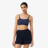Bralette met logo en pointelle