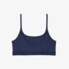 Bralette met logo en pointelle