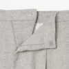 Broek met slubweefsel en relaxte pasvorm