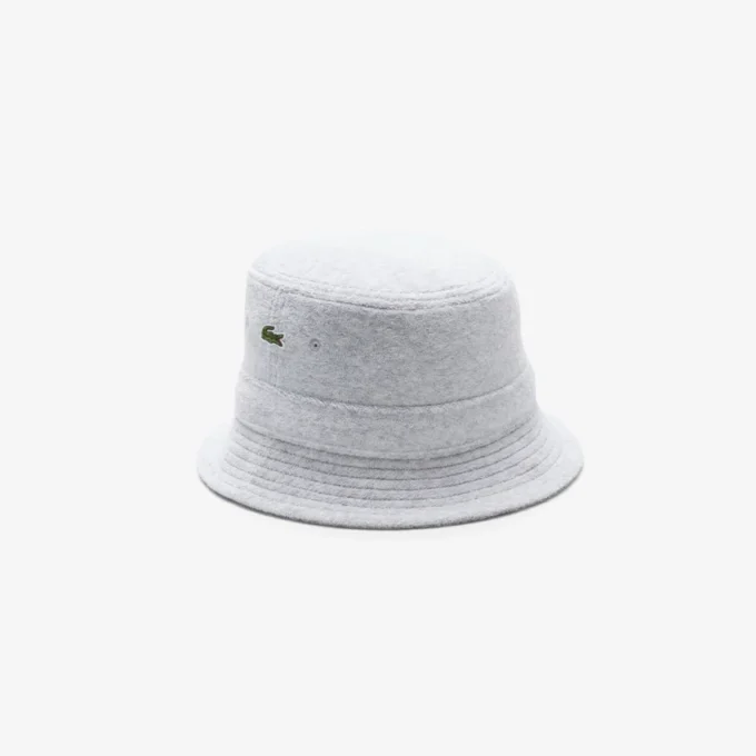 Buckethoed van badstof voor heren