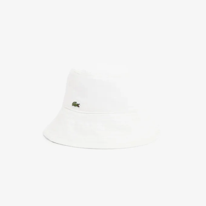 Buckethoed van katoentwill voor dames